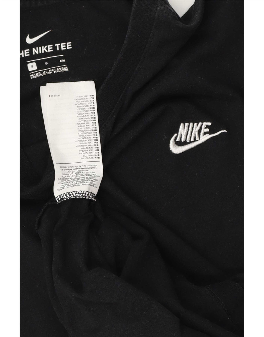Nike Muška majica kratkih rukava Mala crna pamučna majica