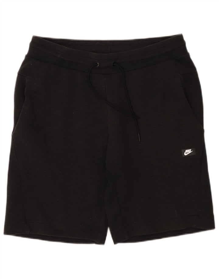 Nike ženske sportske kratke hlače UK 12 Srednje crni pamuk
