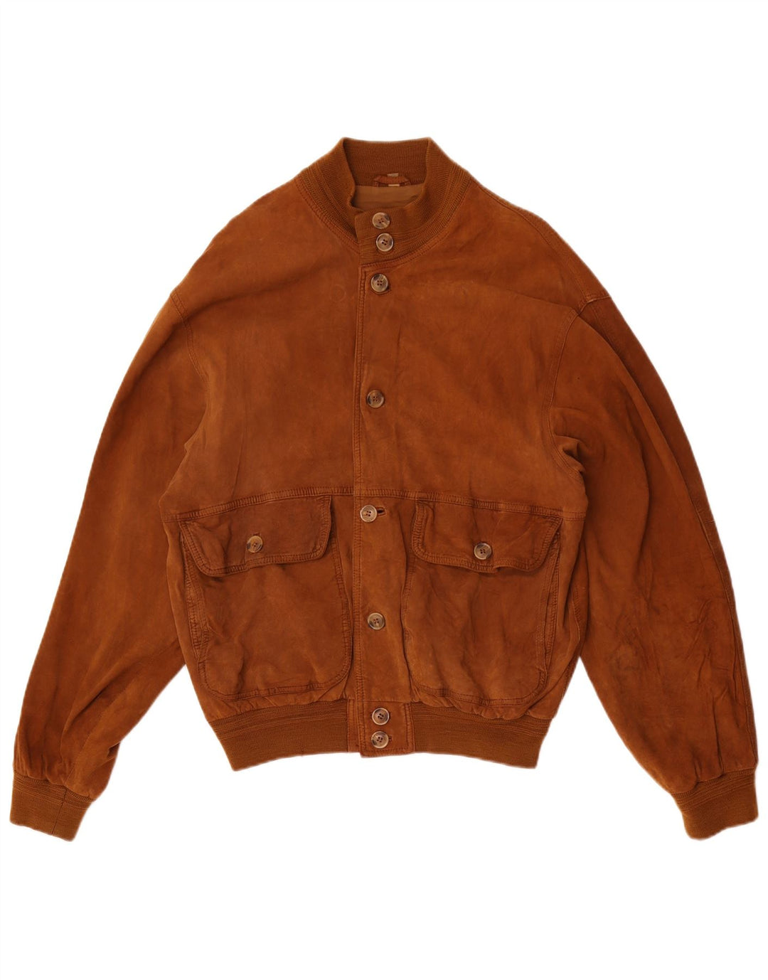 Vintage muška bomber jakna od brušene kože IT 50 Large Brown