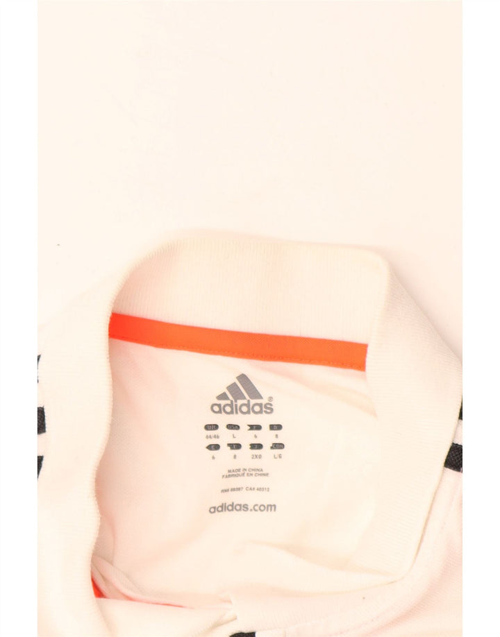 ADIDAS muška FC Bayern Munchen polo majica UK 44/46 veliki bijeli pamuk