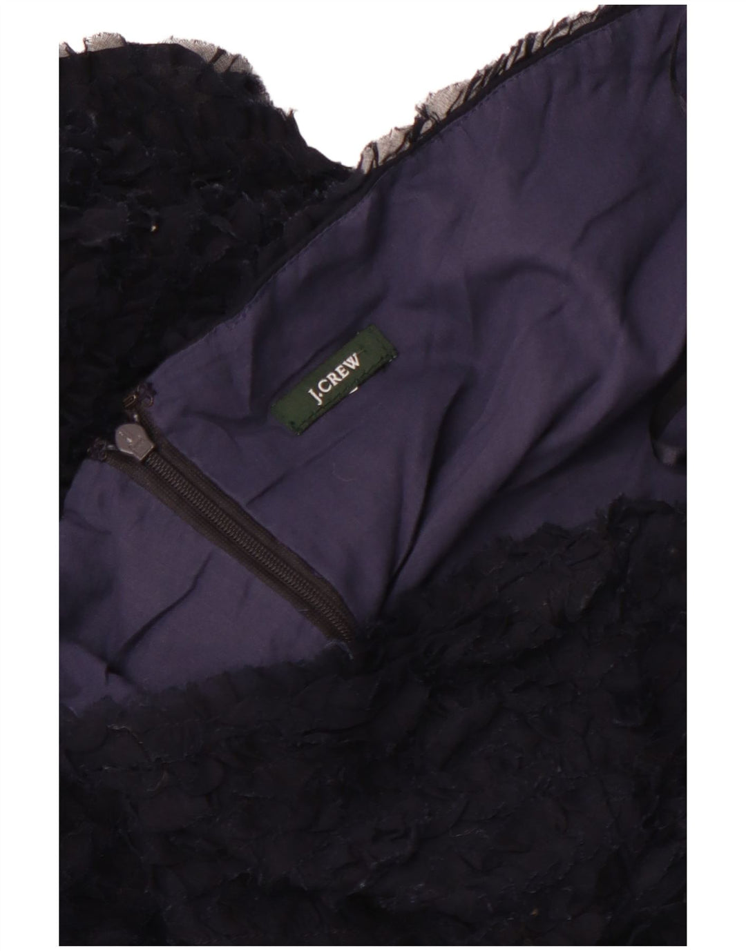 J. CREW Ženska haljina bez naramenica UK 12 srednje tamnoplava