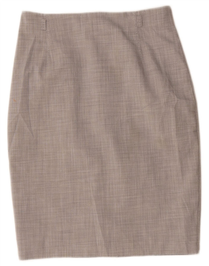 Marks & Spencer ženska pencil suknja UK 10 mala W30 sivi poliester