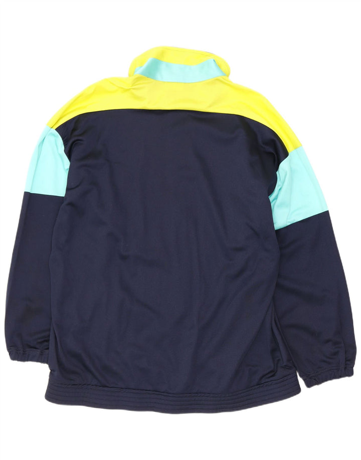 Sergio Tacchini muška gornja jakna za trenirku IT 52 Large Navy Blue Retro