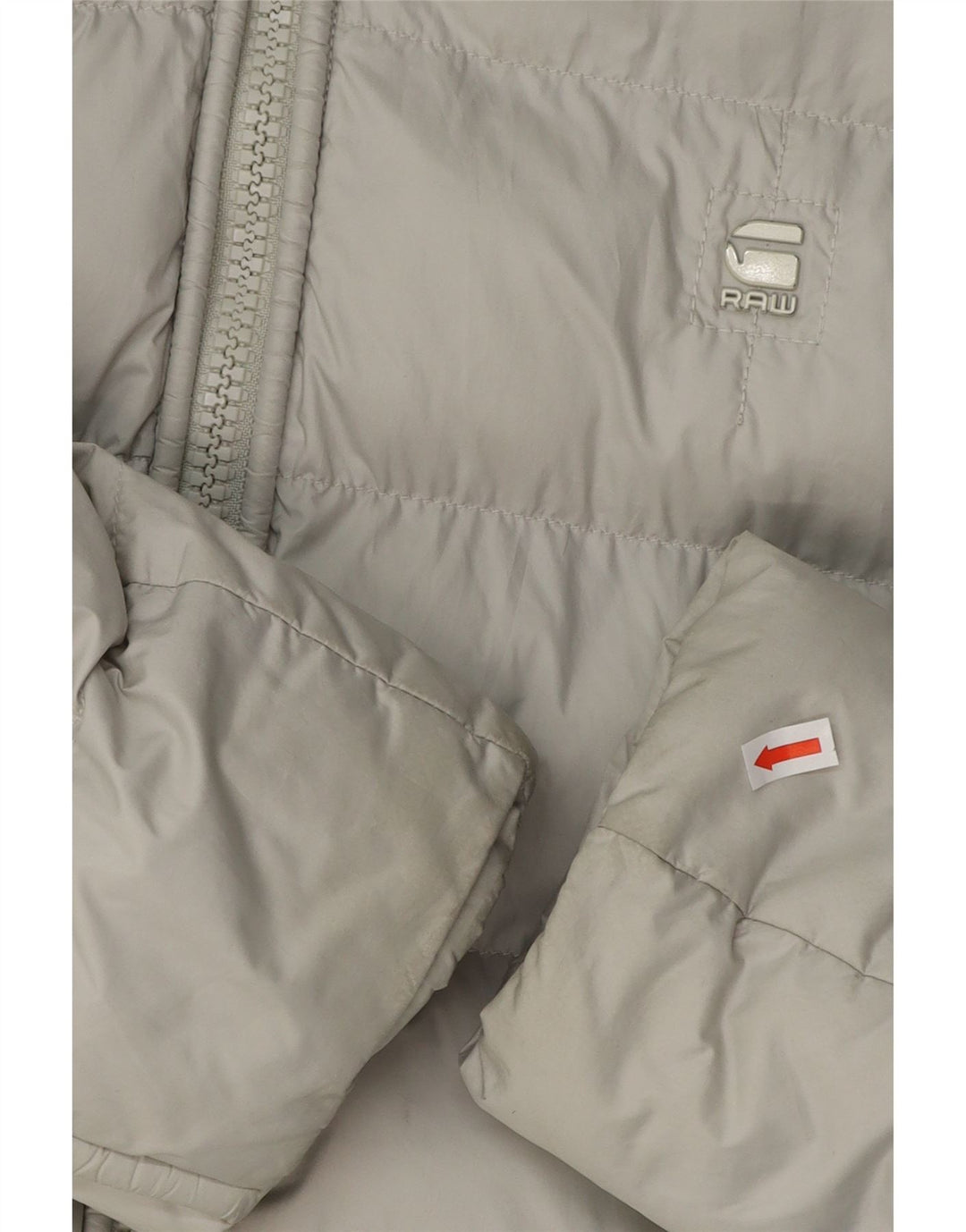 G-STAR muška podstavljena jakna s kapuljačom UK 38 srednje sivi poliester