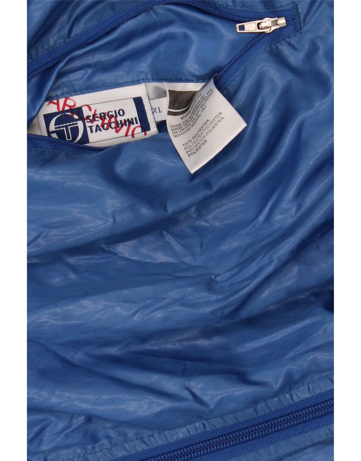 Sergio Tacchini muška reverzibilna jakna UK 42 XL plava poliesterska boja