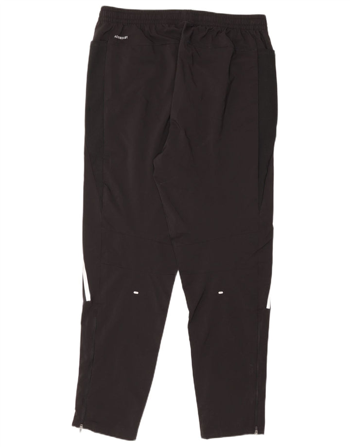 Adidas muške Aeroready hlače trenirke Regular Fit velike crne poliesterske hlače
