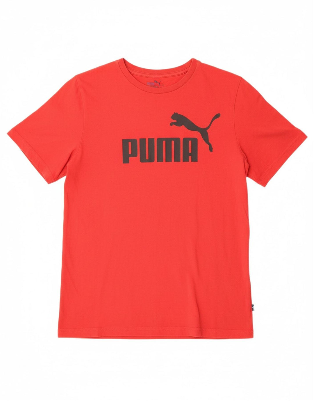 PUMA Mens Graphic T-Shirt Top Large Red Cotton