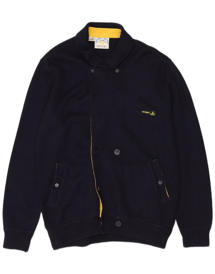 Navigare muški kardigan pulover XL tamnoplava vuna