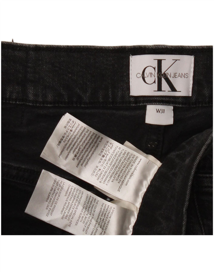 Calvin Klein muške traper kratke hlače W31 Srednje crni pamuk