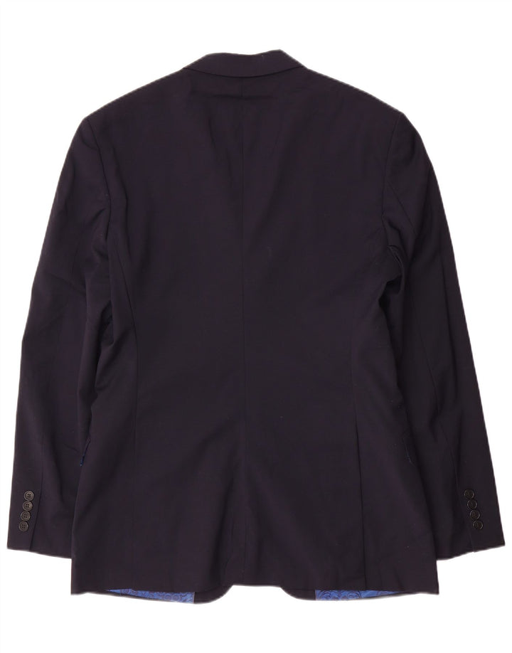 Ted Baker Muška jakna s 2 gumba US 40 Large tamnoplava vuna