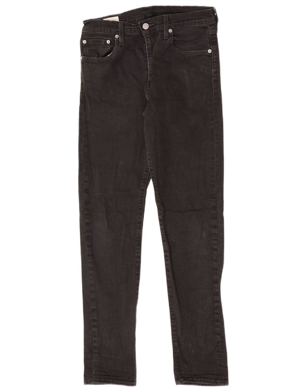 Levi's muške uske traperice W30 L32 crni pamuk