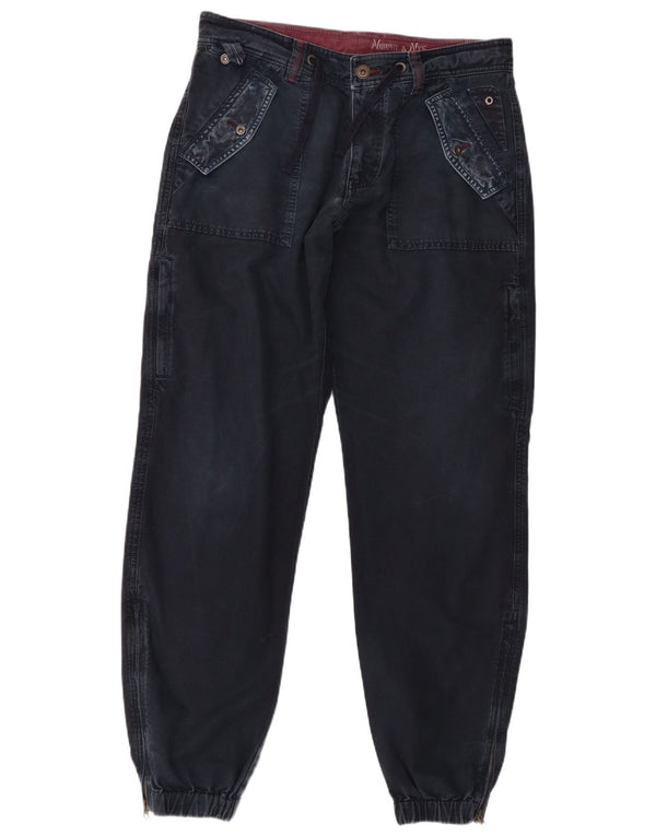 Murphy & Nye Mens Joggers Cargo Hlače W36 L34 Tamnoplavi Pamuk