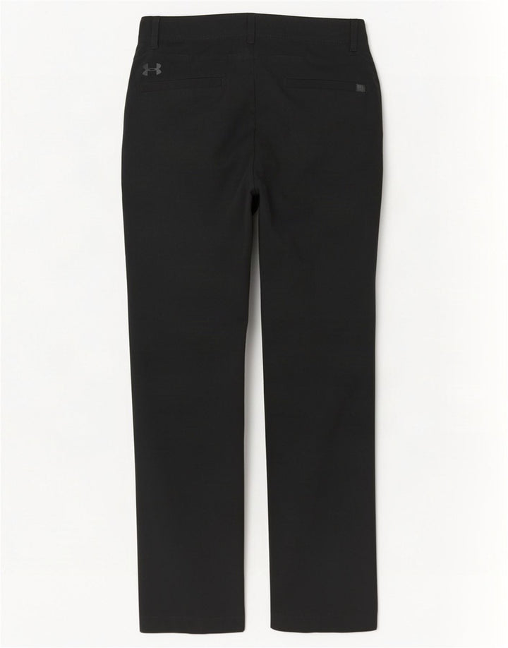 Under Armour muške sužene chino hlače W34 L30 crni poliester