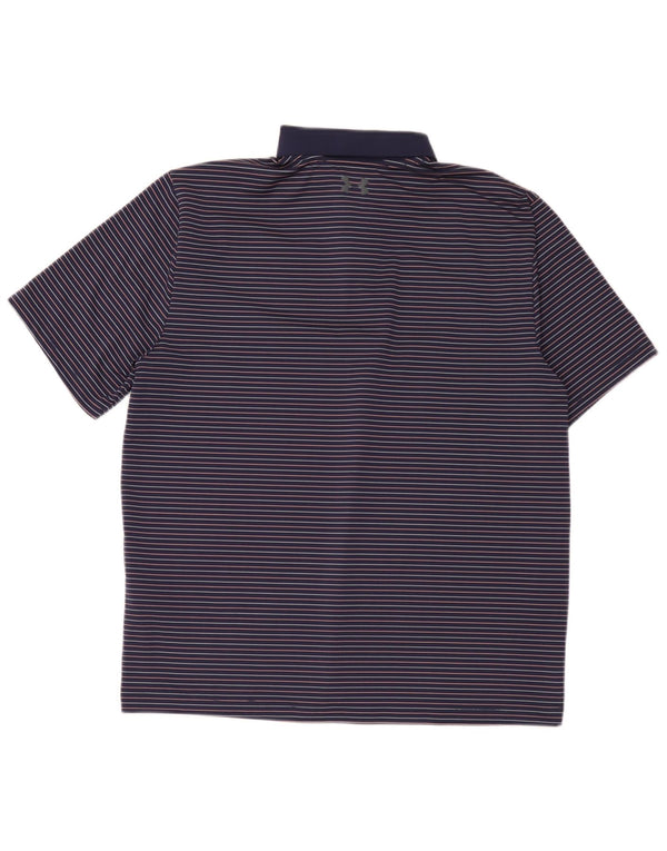 Under Armour muška polo majica velika tamnoplava poliesterska pruga