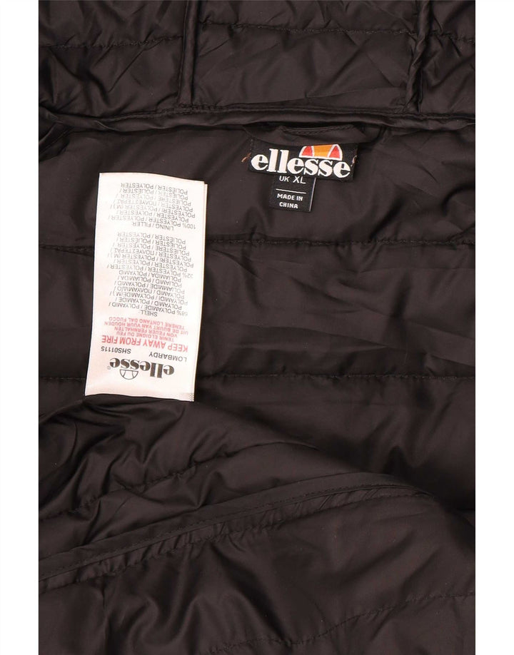 Ellesse muška podstavljena jakna s kapuljačom UK 42 XL sivi poliamid