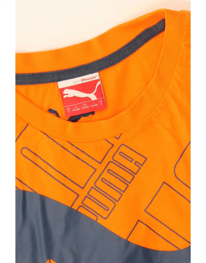 Puma muška majica s grafičkim motivima, mala narančasta