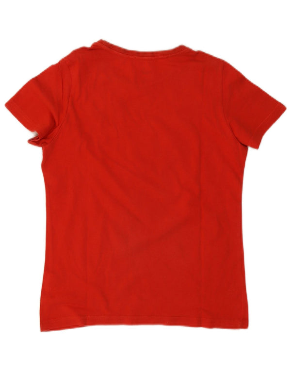 Puma Boys Graphic T-Shirt Top 11-12 Years Red Pamuk