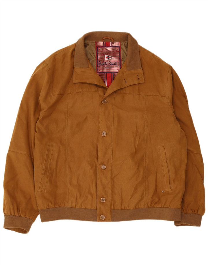 Vintage muška bomber jakna IT 54 2XL bež poliester