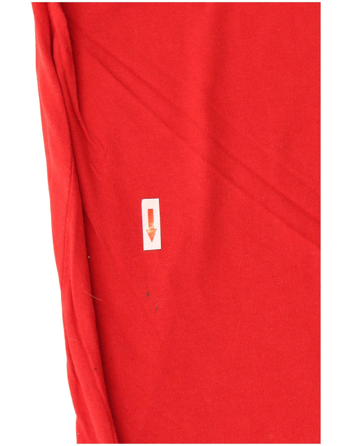 Quiksilver muška grafička majica srednje crvene boje