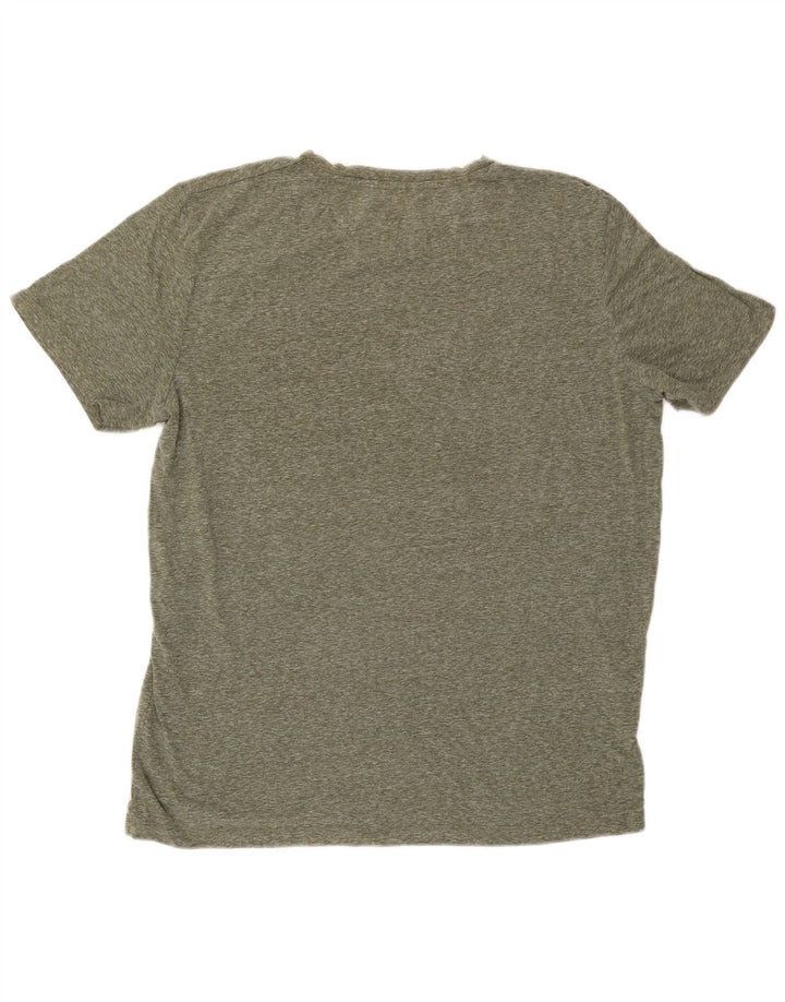 Jack & Jones muška grafička majica s kratkim rukavima XL kaki pjegavi poliester