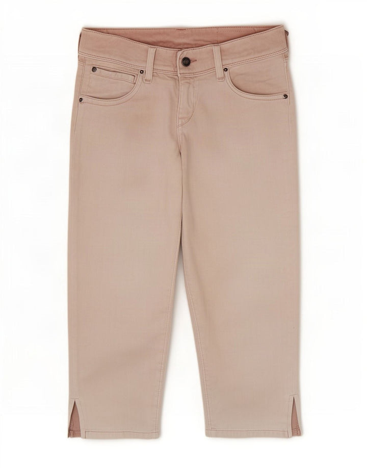 Levi's ženske Capri traperice W27 L18 Ružičasti pamuk