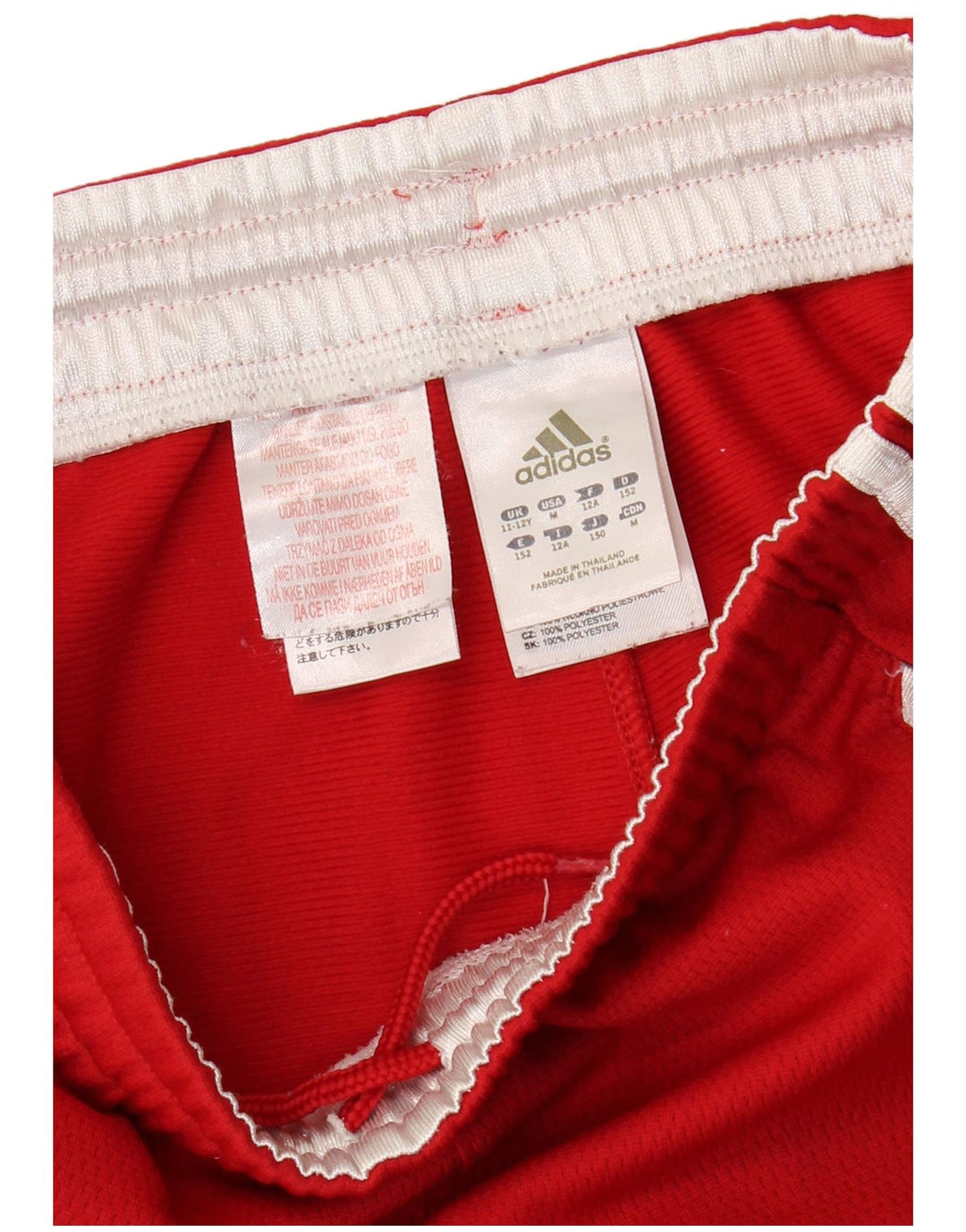 ADIDAS Hlače za trenirku za djevojčice 11-12 godina crvene poliester