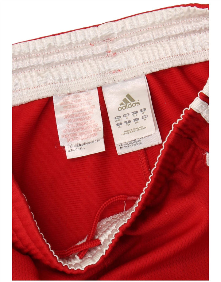 ADIDAS Hlače za trenirku za djevojčice 11-12 godina crvene poliester