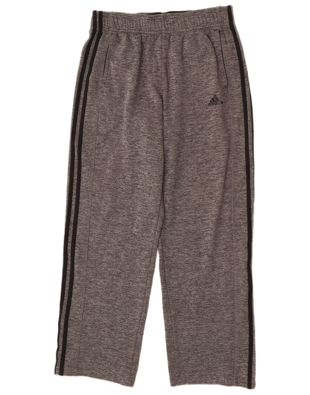 Adidas muške Climawarm hlače od srednje sivog pjegavog poliestera
