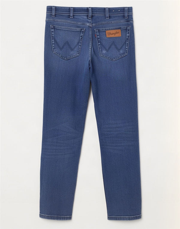Wrangler Muške Texas Slim Jeans W32 L30 Plavi pamuk