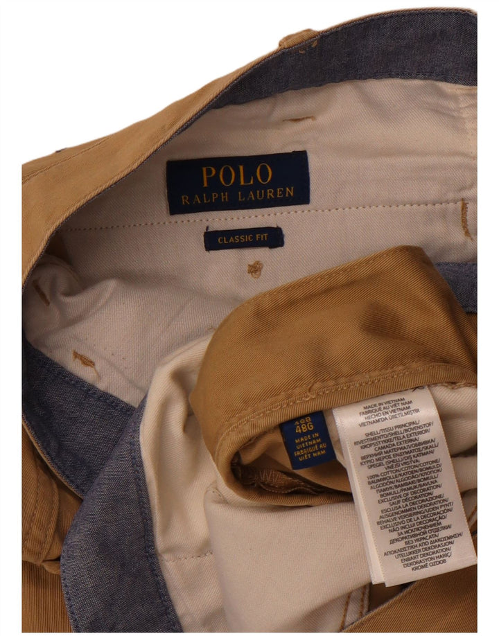 RALPH LAUREN Muške klasične chino kratke hlače W48 4XL bež pamuk