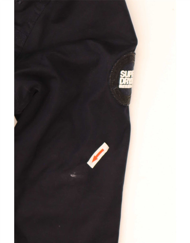 Superdry ženska jakna s kapuljačom Windparka UK 14 Srednja tamnoplava