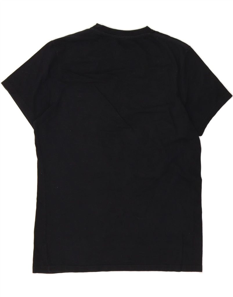 BILLABONG Mens Slim Fit Graphic T-Shirt Top Medium Black Cotton Vintage Billabong and Second-Hand Billabong from Messina Hembry 