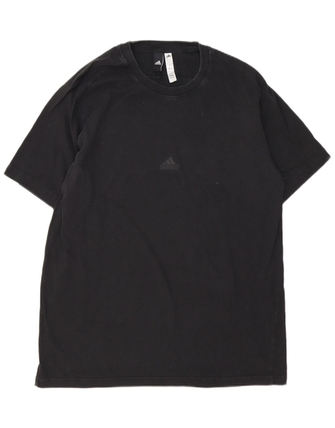 ADIDAS Muška majica kratkih rukava Velika crna pamučna majica