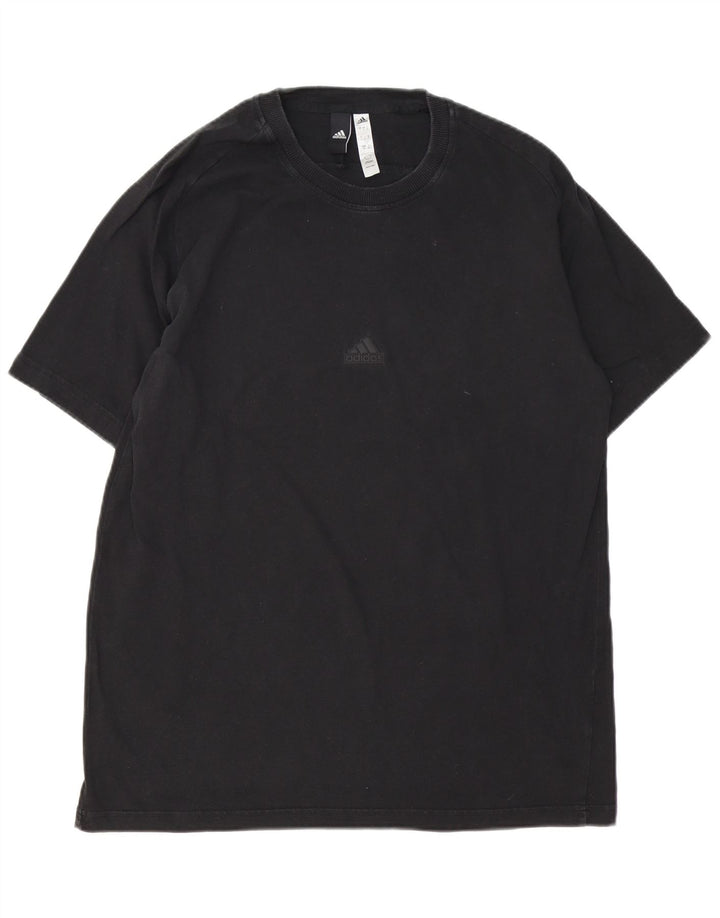ADIDAS Muška majica kratkih rukava Velika crna pamučna majica