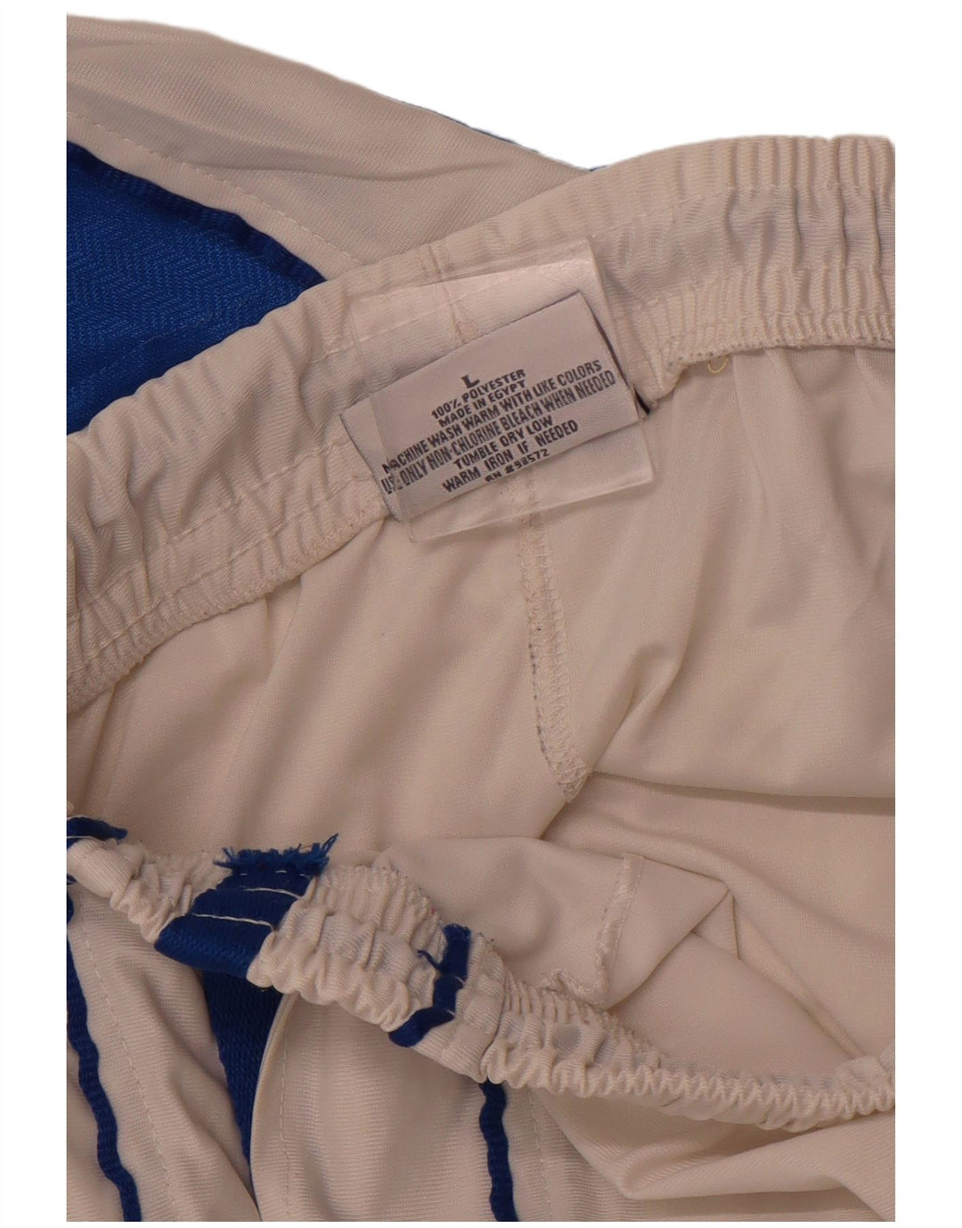 STEVE & BARYY'S Muške kratke sportske hlače, veliki bijeli poliester u boji