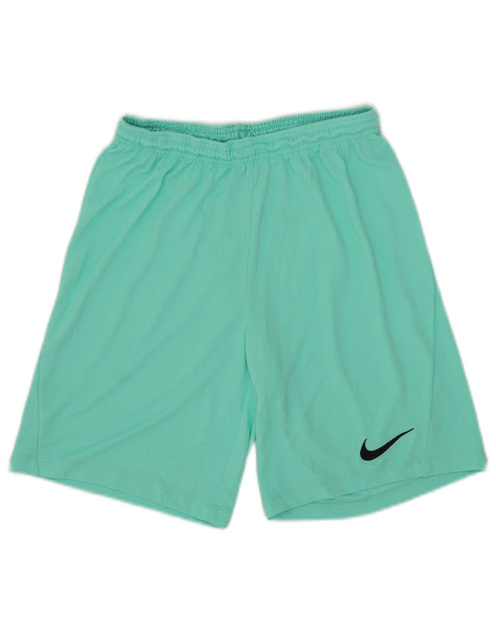 Nike muške Dri Fit sportske kratke hlače srednje tirkizne boje od poliestera