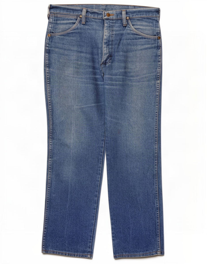 Wrangler muške ravne traperice W32 L28 plave