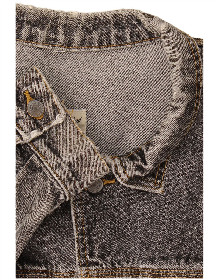 Vintage muška traper jakna UK 40 velika siva