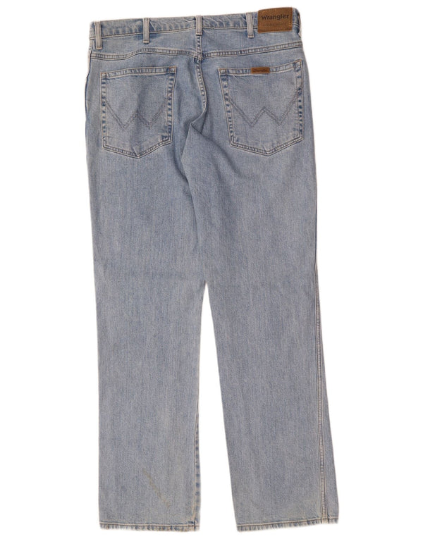 WRANGLER Muške ravne traperice regularnog kroja W36 L32 plavi pamuk