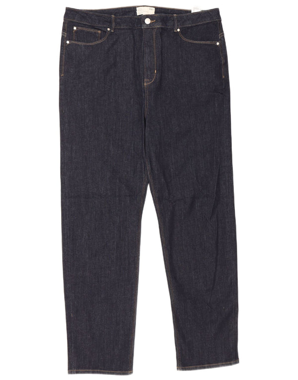 Marks & Spencer ženske ravne traperice Sienna UK 20 2XL W38 L30 tamnoplave