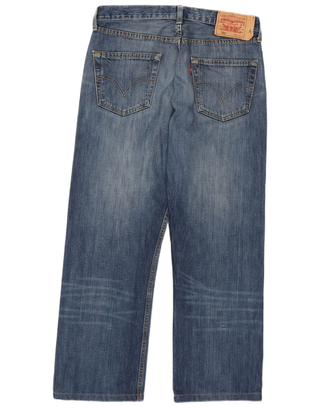 Levi's muške 501 ravne traperice W33 L27 plave
