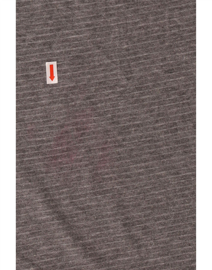 ALL SAINTS Muška majica kratkih rukava 2XL sivi pamuk na pruge