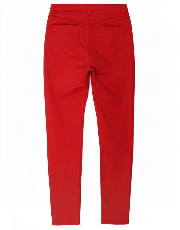 Marks & Spencer ženske Per Una Jegging traperice UK 14 Large W30 L29 Crveni pamuk