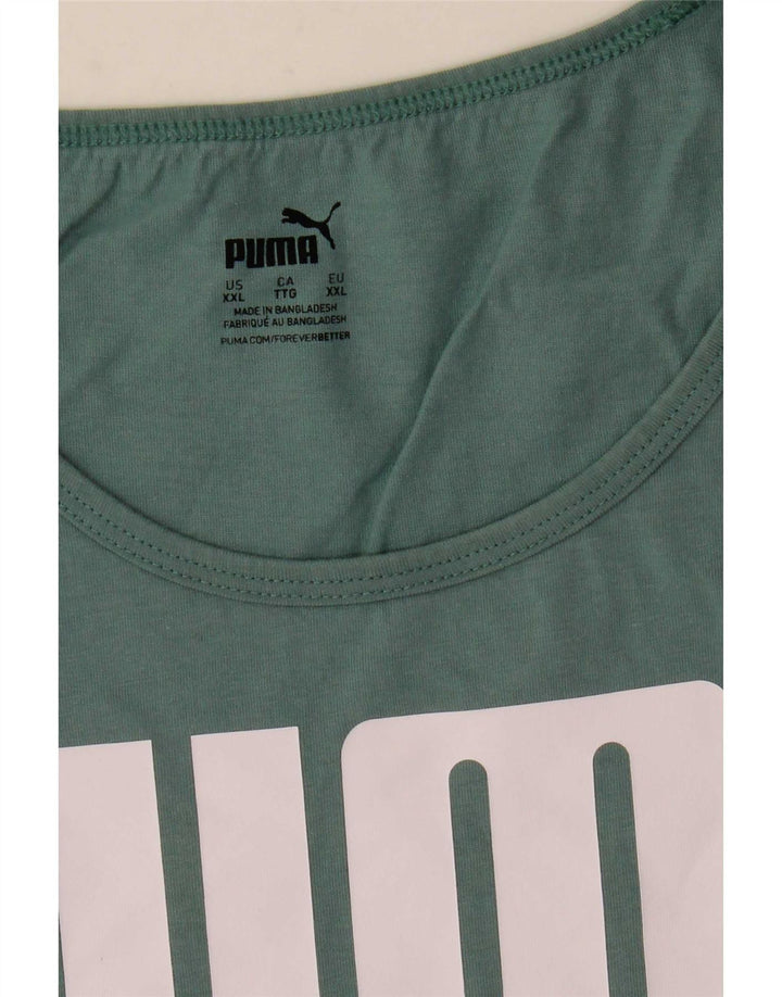 Puma muški grafički prsluk 2XL zeleni