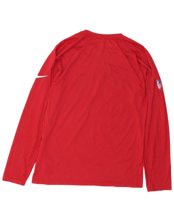 Nike muška majica Arizona Cardinals Graphic s dugim rukavima srednje crvene boje od poliestera