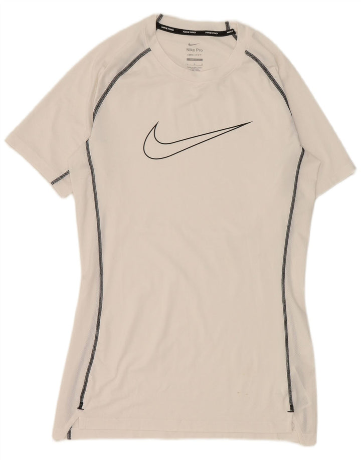 Nike Dri Fit majica kratkih rukava velika, bijela poliesterska
