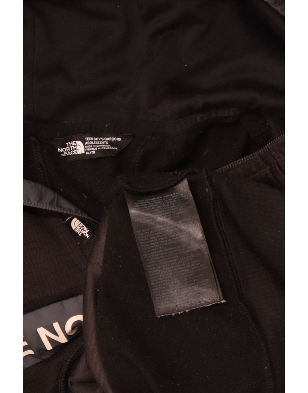 THE NORTH FACE Boys Graphic majica s kapuljačom 14-15 godina XL crna