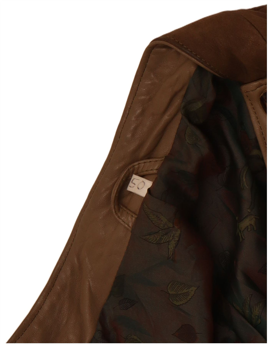Vintage muška kožna jakna IT 50 Large Brown
