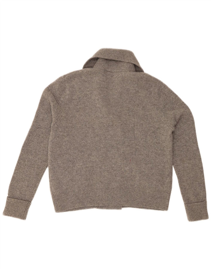JACK WILLS Ženski preveliki džemper s kardiganom UK 10 Small Gray