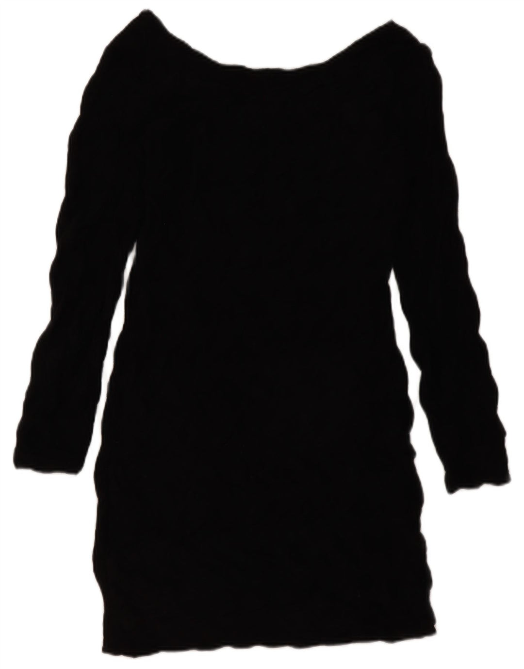 ZARA ženska plašt haljina dugih rukava UK 14 velika crna